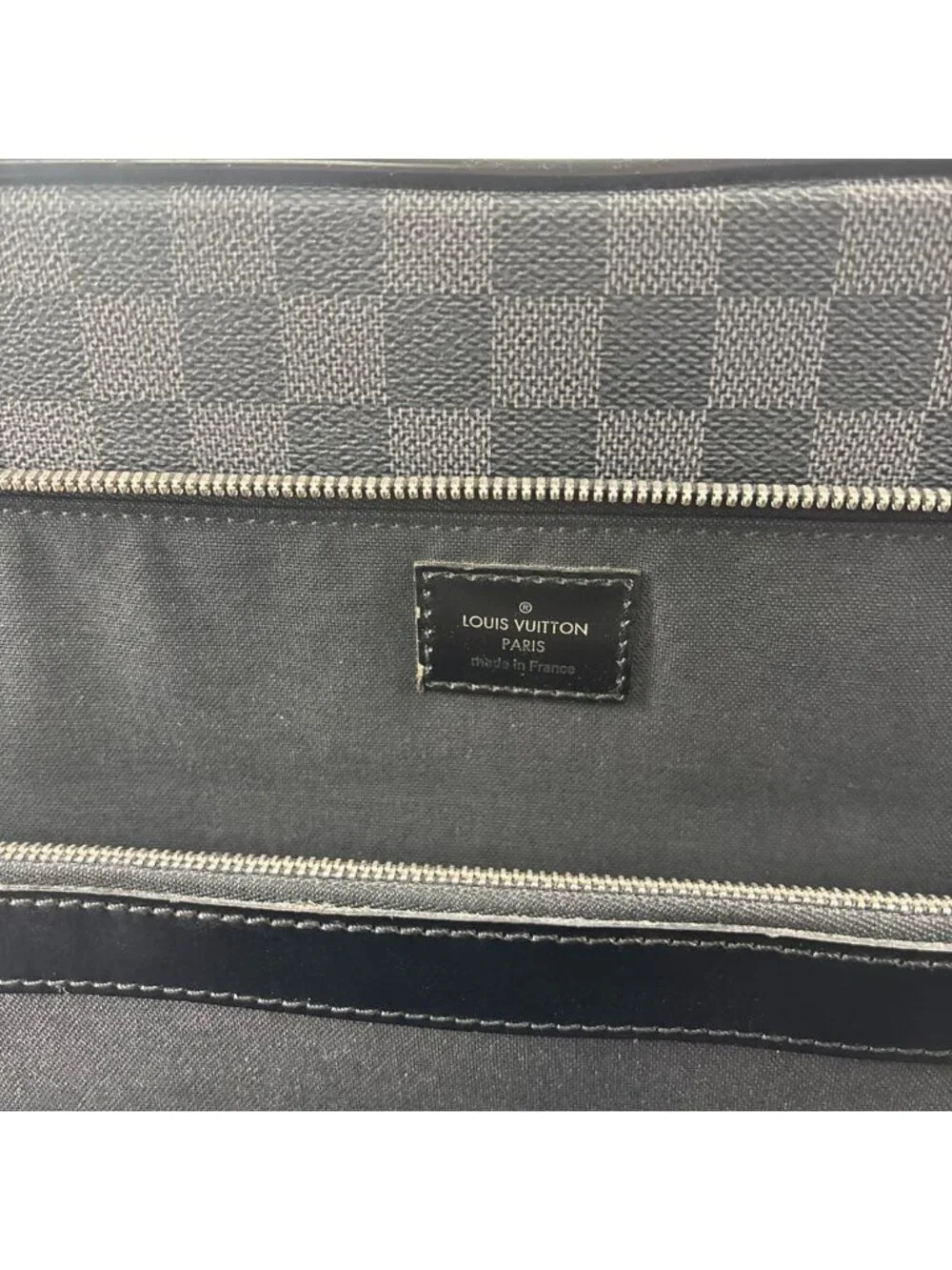 Louis Vuitton Damier Graphite Pilot Case Carry Travel Bag